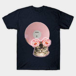 Musicly cat vintage design T-Shirt